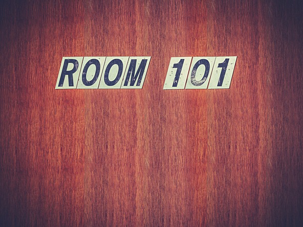 door with room 101 on it